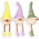 Kids Crochet Toy Ornament Penguin Material Pack Kit Wobbles Crochet Animal Diy Crochet Kits