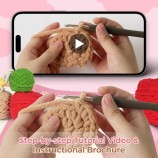 Wholesale Handmade Crochet Material Bag Weaving DIY Wool Making Small Toy Decoration