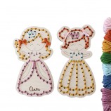 Kids DIY Sewing Embroidery Kit, Princess Yarn Craft Set