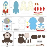 Hot Sale Creative Education Children Manual Toy Felt Cloth Sewing Toy DIY Toy Set