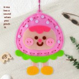 Children's Cartoon Animal Felt Craft Kit DIY Sewing Fun Material with Keychain Decorations for Kindergarten Gift Giving