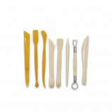 DIY Wood & Metal Clay Sculpting Tools Basic Pottery Carving Tool Kit
