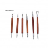 HARDWORK Wooden Clay Sculpting Modeling Ceramics Art Pottery Tool Kit