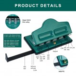 Office Pink Color Metal T Shape Paper Hole Mushroom Punch for Craft