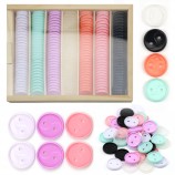 Refillable Planner Disc Set, Color Disc Binding with Wooden Box