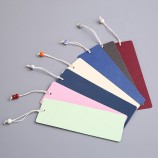 Custom Sublimation Blank Handmade Paper Bookmark Set with Chinese Dot Tassel