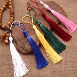 Custom Sublimation Blank Handmade Paper Bookmark Set with Chinese Dot Tassel