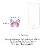 Personalized Custom Sublimation Beautiful Butterfly Magnetic Bookmark with Magnet