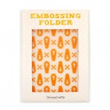 Custom Plastic Design Card Clear Craft Embossing Folders for Card Making