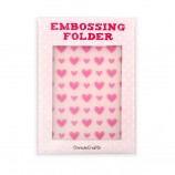 DIY Design Card Paper Craft 3D Plastic Floral Embossing Folders for Scrapbook