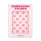 DIY Design Card Paper Craft 3D Plastic Floral Embossing Folders for Scrapbook