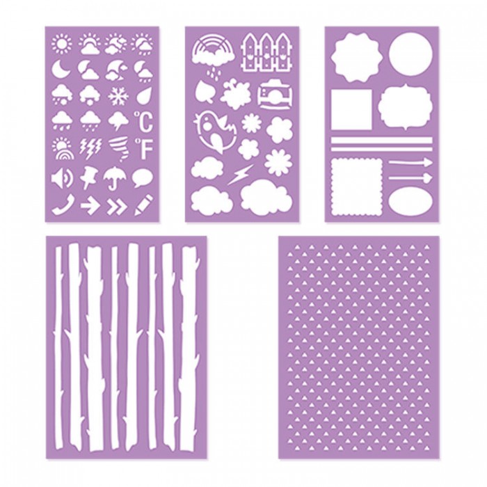 Eco Friendly PP Material DIY Decorative Stencil Template