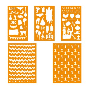 Halloween Drawing Stencil - DIY Craft Template