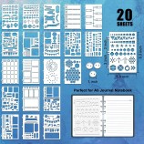 Laser Cut PET Material Geometric Pattern Screen Printing Stencil