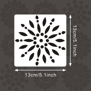 Reusable Tile & Wall Stencil - Laser Cut Flower Template