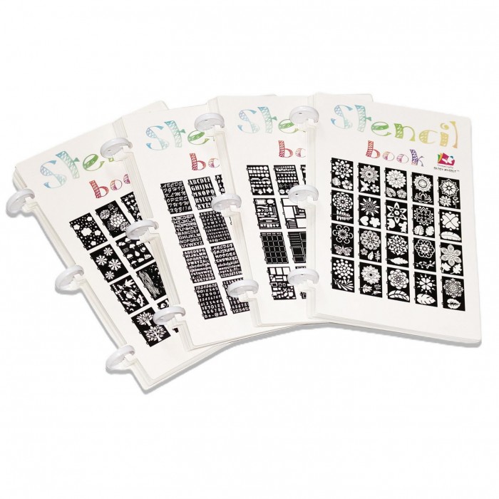 Hot Sale Custom Child Safety Plastic Painting and Drawing Stencil Four-piece Set