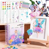 DIY Paper Craft Kit Princesses Poke Art Puzzle Puncture Painting Book Inspired Handmade Arts and Craft