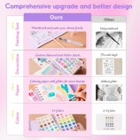 DIY Paper Craft Kit Princesses Poke Art Puzzle Puncture Painting Book Inspired Handmade Arts and Craft