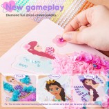 DIY Paper Craft Kit Princesses Poke Art Puzzle Puncture Painting Book Inspired Handmade Arts and Craft