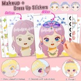 Painting Book Set Princess Diy Dressing up Paper Sticker Handmade Educational Toys for Children