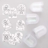 Hot Sale DIY Colouring Snow Globes for Kids Toys