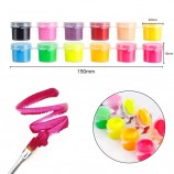 DIY Glow in the Dark Acrylic Paint Kit Non-Toxic Rock Painting Model Coloring Toys