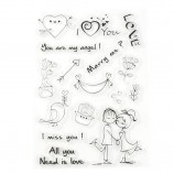Creative Expressions Love Themed Clear Silicone Stamp for Card Making & Scrapbooking
