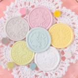 Macaron Wax Seal Stamp Set - Cute Fire Paint Wax Gift Box for Birthday Gifts