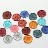 Vintage World Map Fire Lacquer Wax Seal Stamp Set - Deluxe Craft Kit