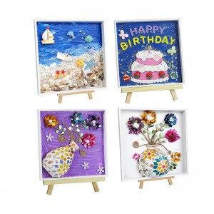 DIY Cream Glue Mosaic Art Kit for Room Decor