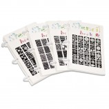 Kids Safety Plastic Drawing Stencil 4-Piece Set - Custom